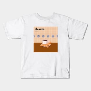 Churros Spain Street Food Kids T-Shirt